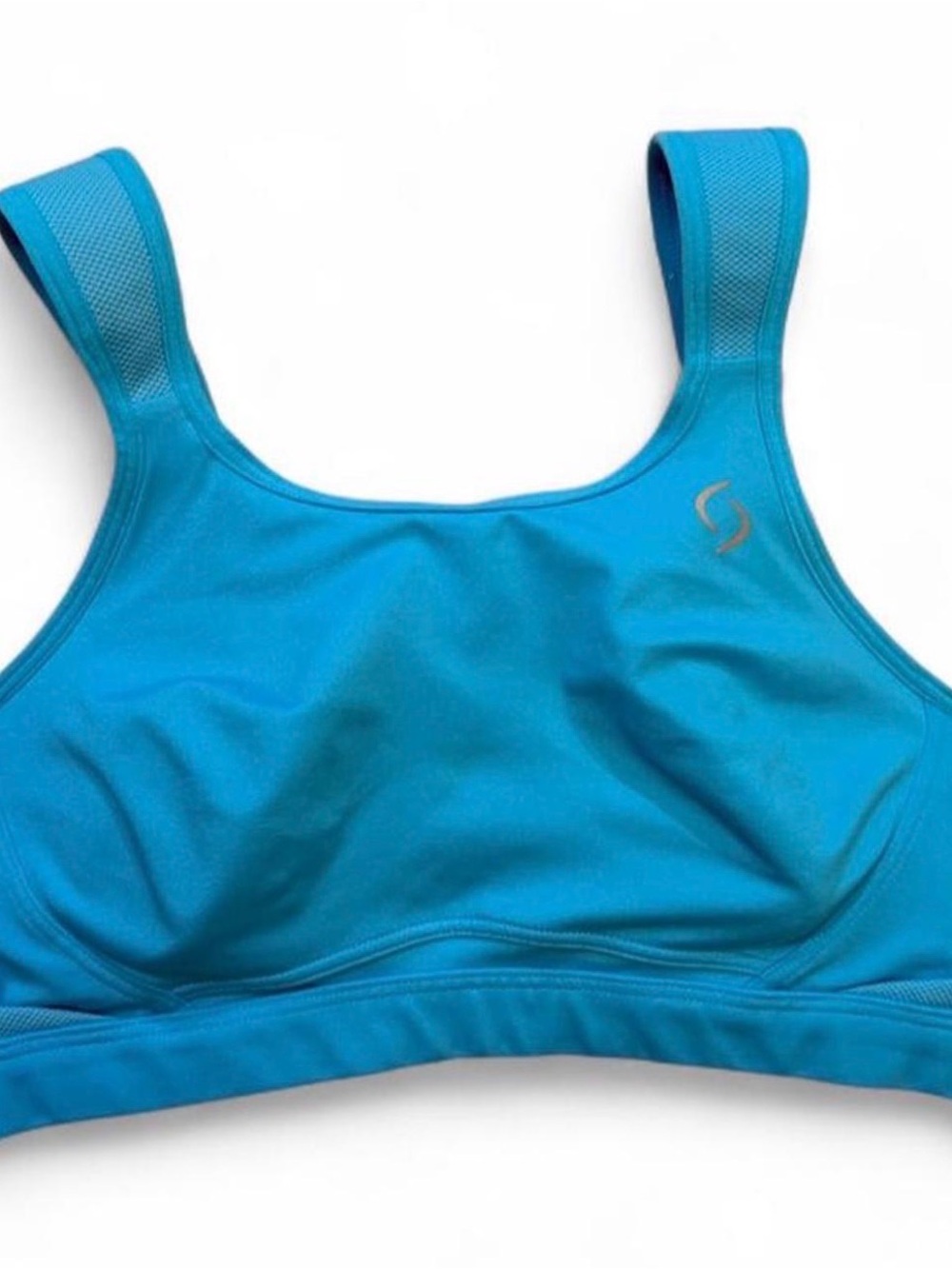 Moving Comfort Turquoise High-Support Sports Bra